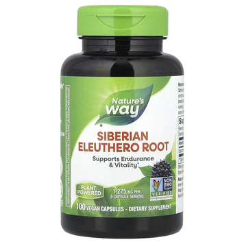 Siberian Eleuthero Root 1275 mg - 100 veg. capsules