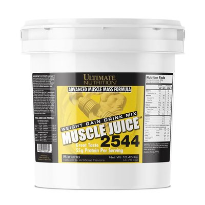 Висококалорійний Гейнер Muscle Juice 2544 - 6000г Банан 2022-10-0898 фото