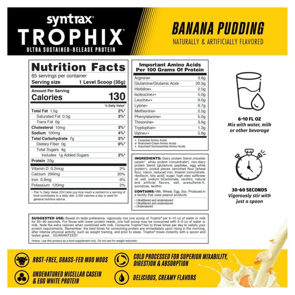 Trophix - 2270g Banana Pudding 2023-10-3142 фото