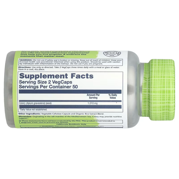 Celery Seed Extract 1010 mg - 100 veg. capsules