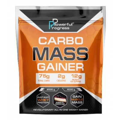 Гейнер Высокоефективный Carbo Mass Gainer - 4000г Крем-Брюле 100-90-5483050-20 фото