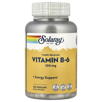 Vitamin B-6 Controlled Release 100 mg - 120 veg. capsules