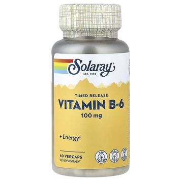 Vitamin B-6 Controlled Release 100 mg - 60 veg. capsules