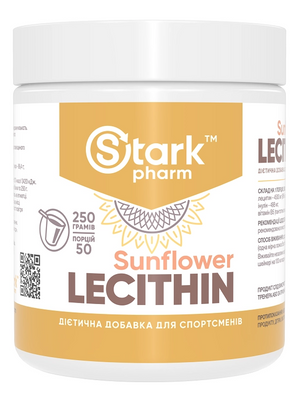 Лецитин Подсолнечника Stark Sunflower Lecithin - 250г 100-83-6408313-20 фото