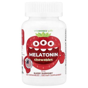 Melatonin with Chamomile and Melissa Extract 1 mg for Children from 4 years old - 120 chewable tablets