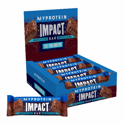 Протеиновые батончики Impact Protein Bar - 12x64г Темный шоколад и Морская соль 100-33-2285326-20 фото