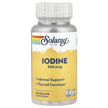 Potassium Iodide 500 mcg - 30 veg. capsules