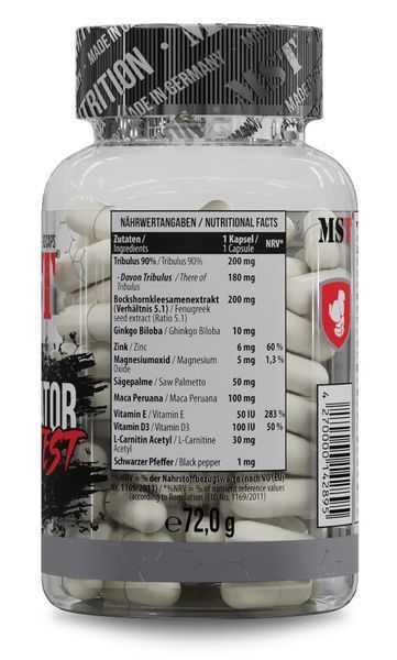 MST&reg; Multicomponent Testosterone Booster Dominator Test - 90 capsules