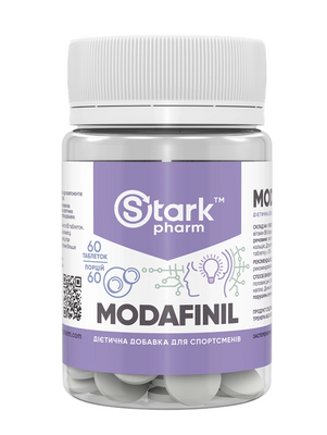 Stark Модафініл, Modafinil 100 мг - 60 таб 100-40-4355960-20 фото