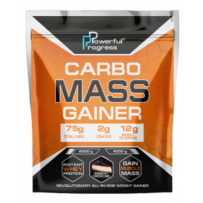 Гейнер Високоефективний Carbo Mass Gainer - 4000г Чорничний Чизкейк 100-90-0829533-20 фото