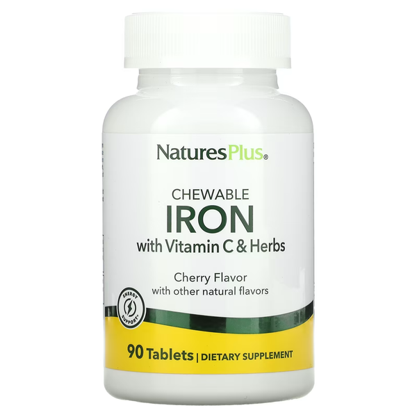 Железо с витамином С и травами Iron 27мг with Vitamin C Herbs - 90 таб 2023-10-2361 фото