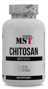 MST&reg; Chitosan with Chromium 500 mg - 120 capsules