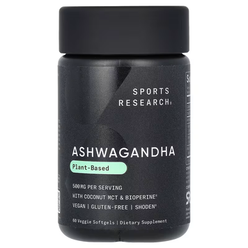 Ashwagandha with Black Pepper Extract 500 mg - 60 softgels