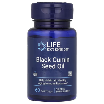 Олія з Насіння Чорного Кмину Black Cumin Seed Oil 500мг - 60 софтгель 2022-10-1905 фото