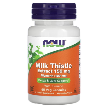 Екстракт Розторопші Milk Thistle Extract 150 мг Silymarin - 60 капсул 100-62-5599786-20 фото