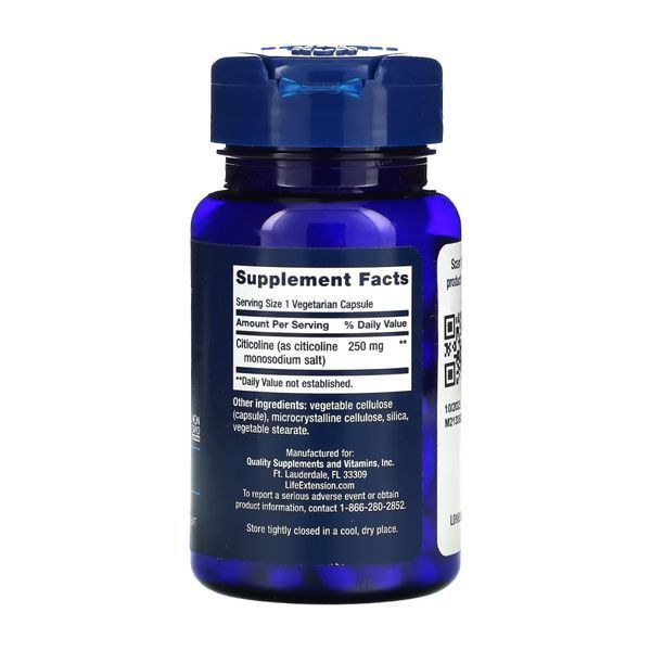 Citicoline (CDP-Choline) 250mg - 60 veg.capsules