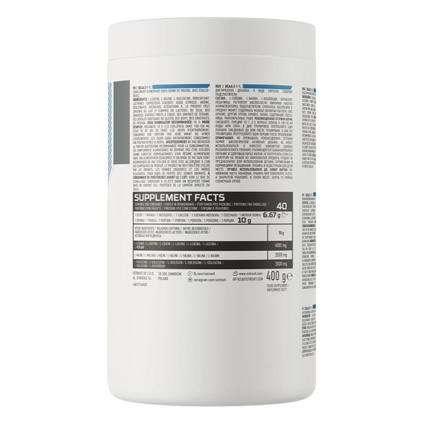 Комплекс Амінокислот з Розгалуженим Ланцюгом BCAA 2-1-1 - 400 г 09887-02 фото