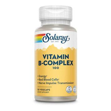 Комплекс витаминов группы B Vitamin B-Complex 100-50 вег.капсул 2023-10-2384 фото