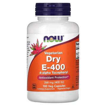Vegetarian Dry Vitamin E Dry E-400 - 100 capsules