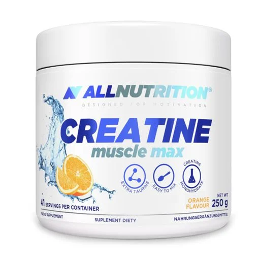 Креатин Моногідрат з Таурином Creatine Muscle Max - 250г Апельсин 2022-09-1080 фото