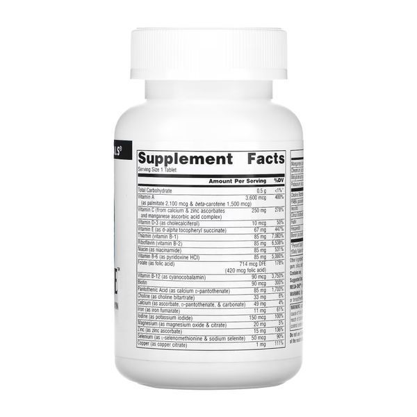 High-Efficiency Multivitamins with Minerals Mega-One&trade; - 30 tablets