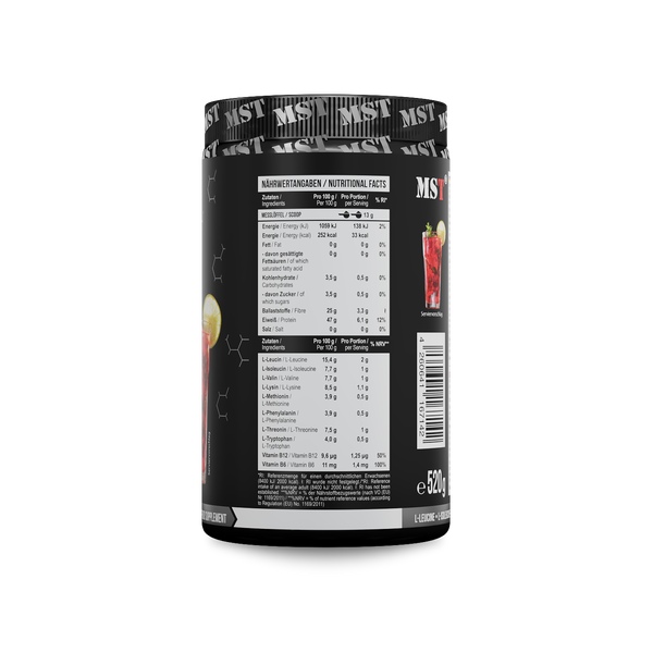 MST&reg; EAA BCAA Zero Sugar-Free Amino Acid Complex - 520 g