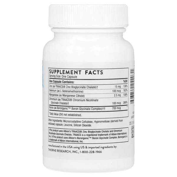 Trace Minerals Complex - 60 capsules