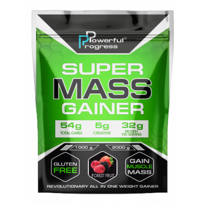 Високобілковий Гейнер з Креатином Super Mass Gainer - 1000г Орео 100-97-3837939-20 фото