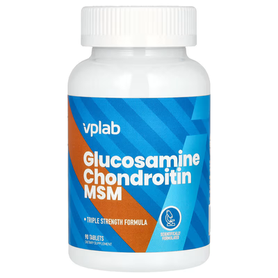 Глюкозамін Хондроїтин МСМ Glucosamine Chondroitin MSM - 90 таб 2022-10-0270 фото