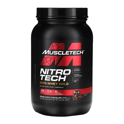 Изолят Сывороточного Протеина с Пептидами Nitro Tech™ 100% Whey Gold – 908 г Насыщеный Шоколад 2023-10-2961 фото