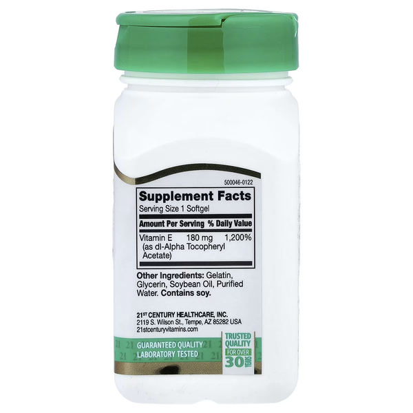 Vitamin E 180 mg (400 IU) - 110 softgels