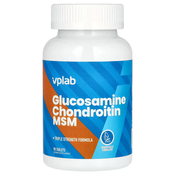 Глюкозамін Хондроїтин МСМ Glucosamine Chondroitin MSM - 90 таб 2022-10-0270 фото