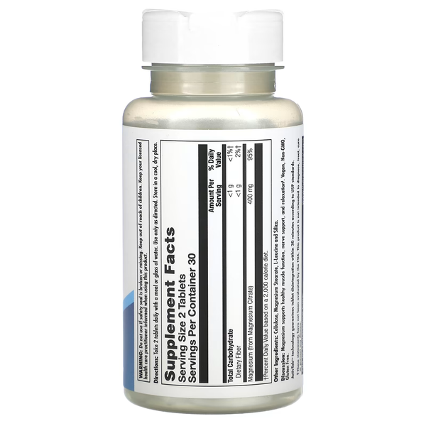 Цитрат Магния Magnesium Citrate 400мг - 60 таб 2022-10-1008 фото