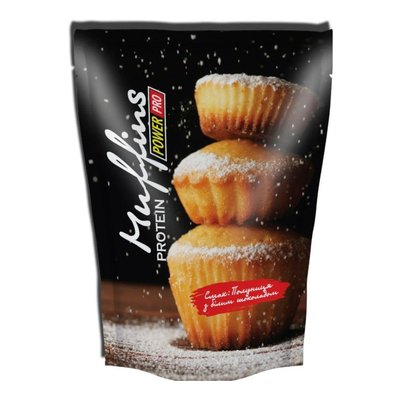 Заготовка для Выпечки Маффинов Protein Muffins - 600г Клубника-Белый Шоколад 2022-10-2427 фото