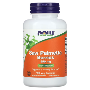 NOW Saw Palmetto Berries Extract 550 mg - 100 capsules