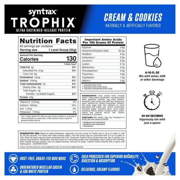 Trophix - 2270g Creamy Cookies 2023-10-3143 фото