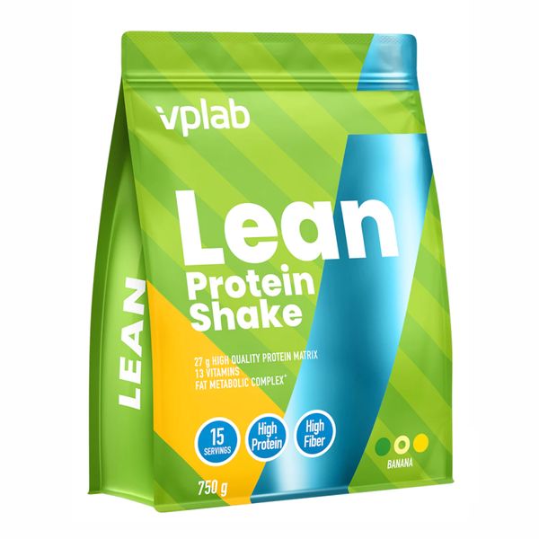 Протеїн для схуднення Lean Protein Shake - 750г Банан 2022-10-0534 фото