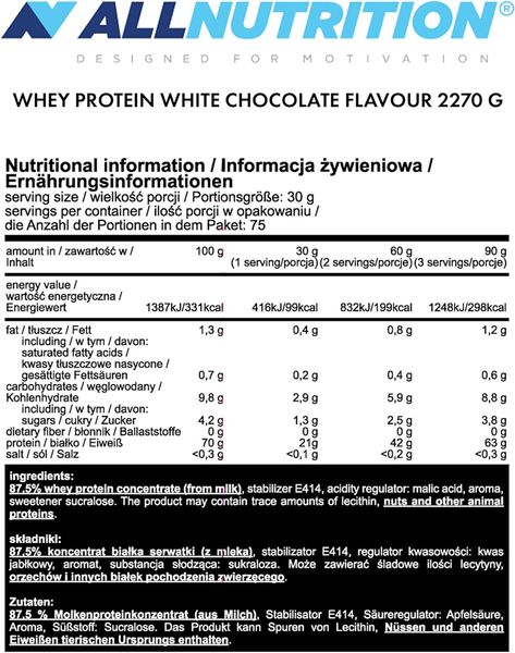 Концентрат Сироваткового Протеїну Whey Protein - 2200г Шоколад - Нуга 100-51-7257578-20 фото