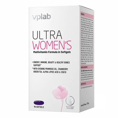 Вітамінний комплекс для жінок Ultra Women's Multivitamin - 90 капсул 2022-10-0273 фото