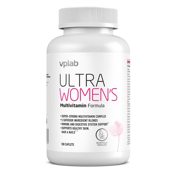 Витаминный комплекс для женщин Ultra Women Multivitamin Formula - 180 каплет 2022-10-1448 фото