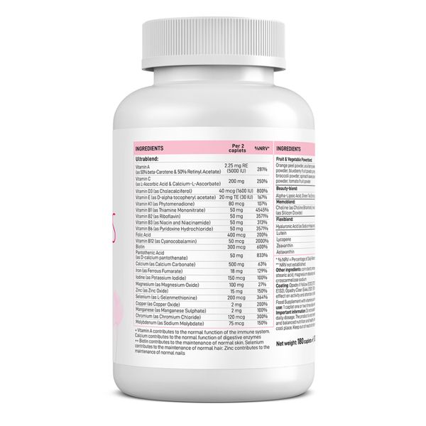 Витаминный комплекс для женщин Ultra Women Multivitamin Formula - 180 каплет 2022-10-1448 фото