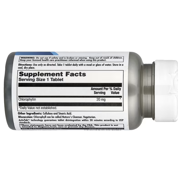 Chlorophyll 20 mg - 100 tablets
