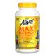 Мультивитамины с Натуральными Овощами и Фруктами (без Железа) Alive! Max3 Daily Multivitamin (No-Iron) – 90 таб 2022-10-1046 фото 1