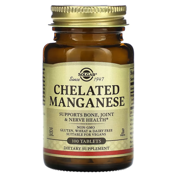 Chelated Manganese 8 mg - 100 tablets