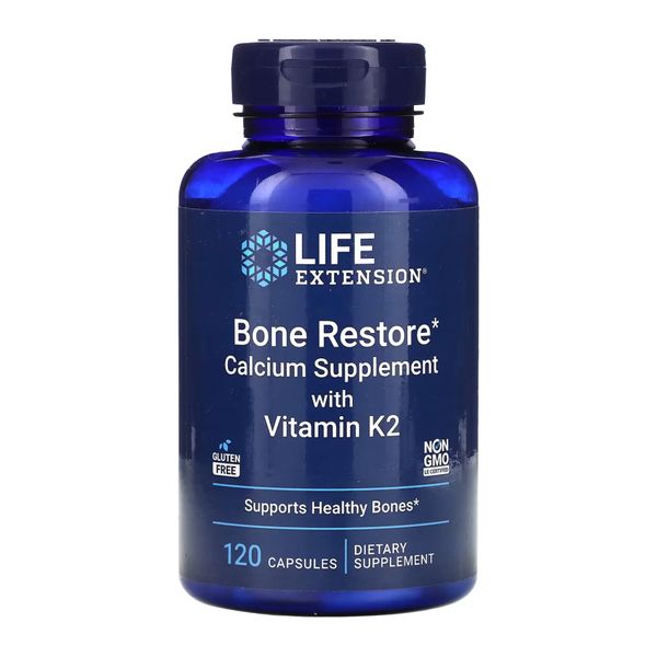 Комплекс для Відновлення Кісток з Вітаміном К2 Bone Restore - 120 капсул 2022-10-1911 фото