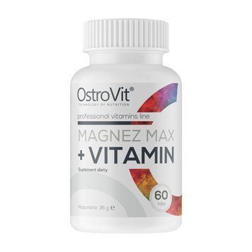 Magnez Max + Vitamin (60 tabs) 10094-01 фото