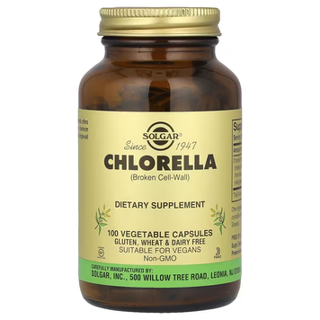 Хлорелла с разрушенной клеточной оболочкой Chlorella 520 мг &ndash; 100 вег. капсул 18863-01 фото
