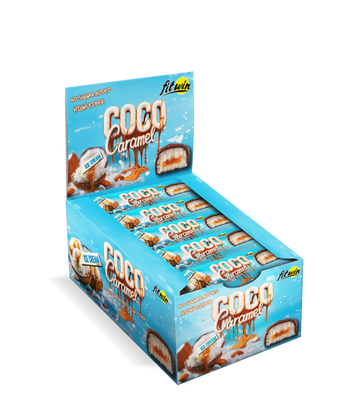 Поживні Кокосові Батончики без цукру Coco Caramel - 20x40г Морозиво 2023-10-2668 фото