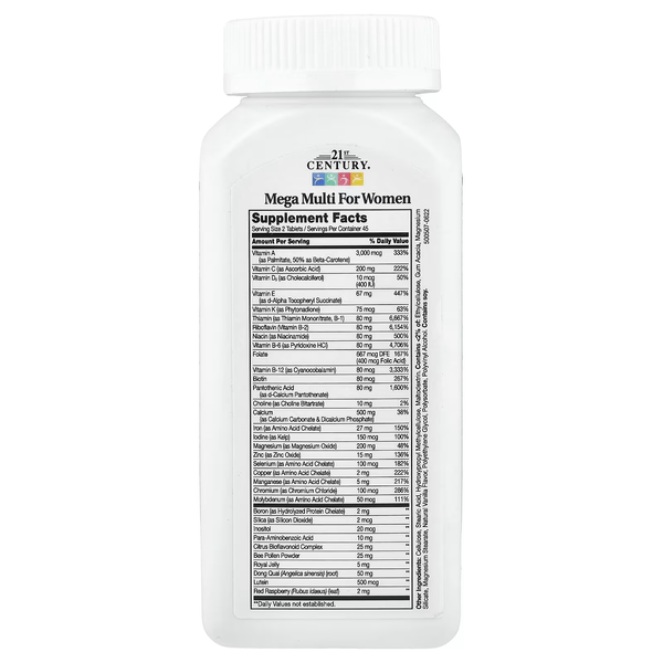 Multivitamin Complex for Women Mega Multi - 90 tablets