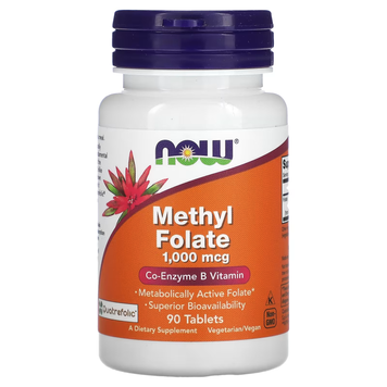 Метил Фолат Methyl Folate 1000мкг - 90 таб 2022-10-2060 фото